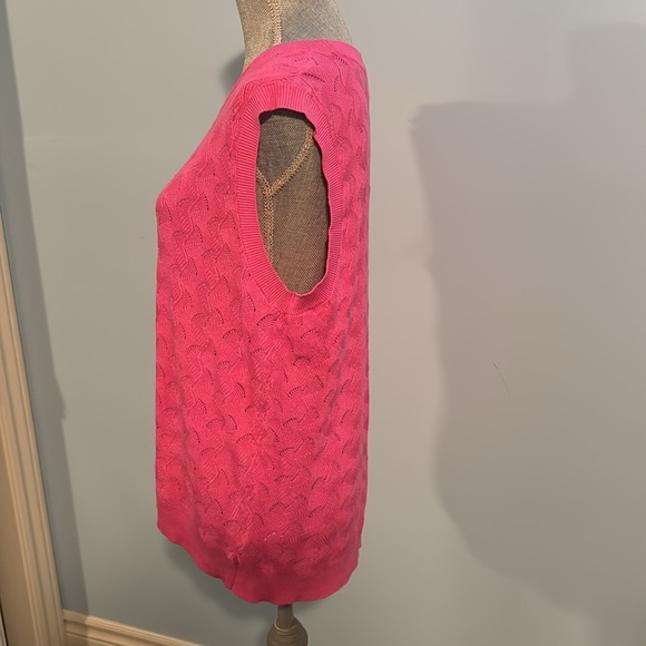 Pink knit Cyrus sweater.  Size XL. - Picture 2 of 5